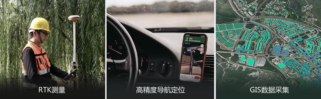 適用于RTK測量、高精度導航定位、GIS數(shù)據(jù)采集